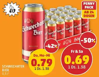 PENNY Schwechater bier Angebot