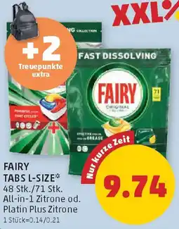 PENNY Fairy tabs l-size Angebot