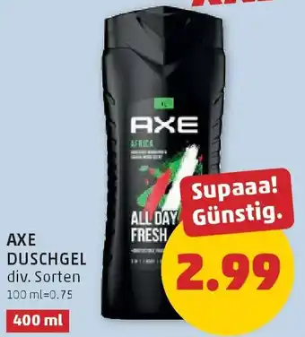 PENNY Axe duschgel Angebot