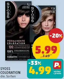PENNY Syoss coloration Angebot