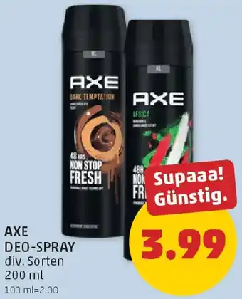 PENNY Axe deo-spray Angebot