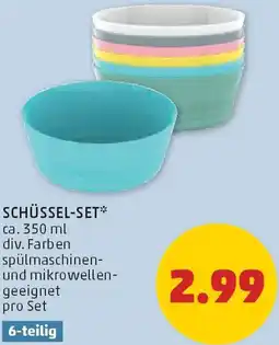 PENNY Schüssel-set Angebot