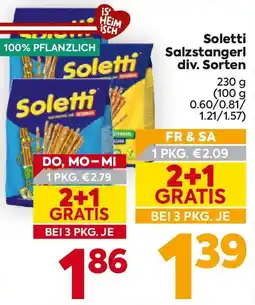 Billa Soletti Salzstangerl Angebot