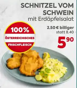 Billa Schnitzel vom schwein Angebot