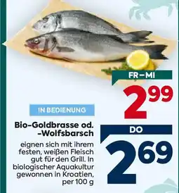 Billa Bio-Goldbrasse od. -Wolfsbarsch Angebot