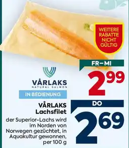 Billa Vårlaks lachsfilet Angebot