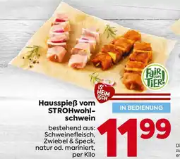 Billa Hausspieß vom strohwohl- schwein Angebot