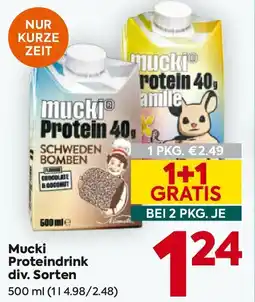 Billa Mucki Proteindrink Angebot
