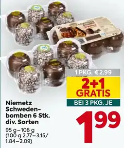 Billa Niemetz Schweden- bomben Angebot