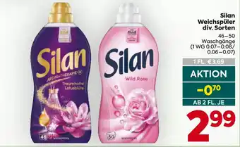 Billa Silan Weichspüler Angebot