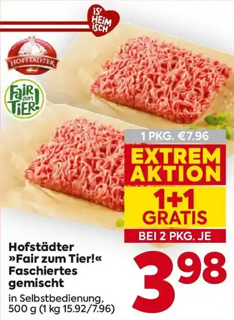 Billa Hofstädter Fair zum Tier! Faschiertes gemischt Angebot