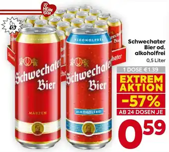 Billa Schwechater Bier od. alkoholfrei Angebot