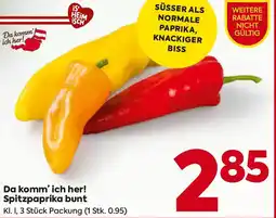 Billa Da komm' ich her! Spitzpaprika bunt Angebot