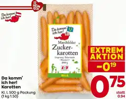 Billa Da komm' ich her! Karotten Angebot