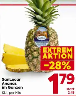 Billa SanLucar Ananas im Ganzen Angebot