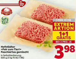Billa Hofstädter Fair zum Tier! Faschiertes gemischt Angebot