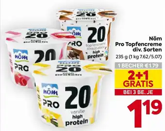 Billa Nöm Pro Topfencreme Angebot