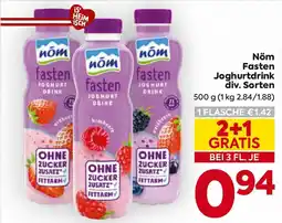 Billa Nöm Fasten Joghurtdrink Angebot
