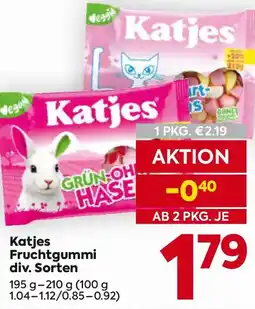 Billa Katjes Fruchtgummi Angebot