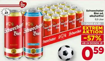 Schwechater Bier od. alkoholfrei