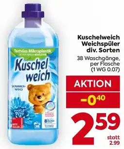 Billa Kuschelweich Weichspüler Angebot