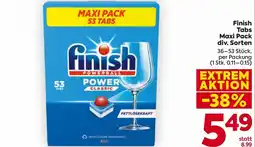 Billa Finish Tabs Maxi Pack Angebot