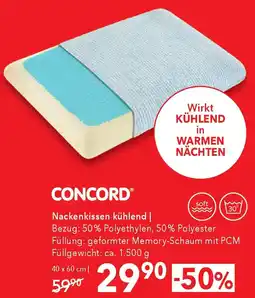 Matratzen Concord Concord Nackenkissen kühlend Angebot