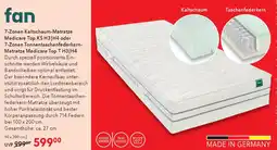 Matratzen Concord 7-Zonen Kaltschaum-Matratze Medicare Top KS H3, H4 oder 7-Zonen Tonnentaschenfederkern- Matratze Medicare Top T H3,H4 Angebot