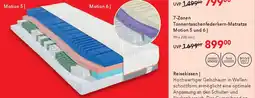 Matratzen Concord 7-Zonen Tonnentaschenfederkern-Matratze Motion 5 und 6 Angebot