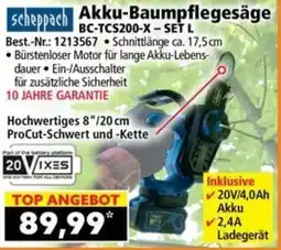 Norma Scheppach Akku-Baumpflegesäge Angebot