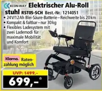 Elektrischer Alu-Rollstuhl RST05-SCH