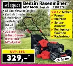 Norma Scheppach Benzinarasenmäher MS226-56 Angebot
