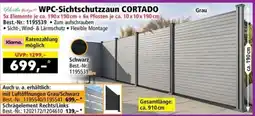 Norma WPC-Sichtschutzzaun CORTADO Angebot