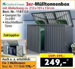 Norma Garten & Freizeit 3er-Mülltonnenbox Angebot