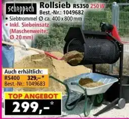 Norma Scheppach rollsieb rs350 Angebot