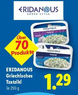 Lidl Eridanous griechisches tzatziki Angebot