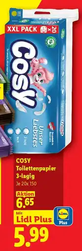 Lidl Cosy toilettenpapier Angebot