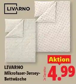 Lidl Livarno mikrofaser-jersey- bettwäsche Angebot