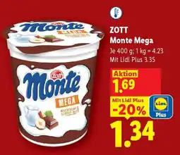 Lidl Zott monte mega Angebot