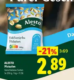 Lidl Alesto pistazien Angebot