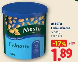 Lidl Alesto erdnusskerne Angebot