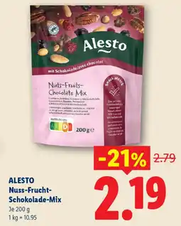 Lidl Alesto nuss frucht schokolade mix Angebot