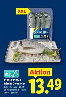 Lidl Fischerstolz frische dorade 4er Angebot