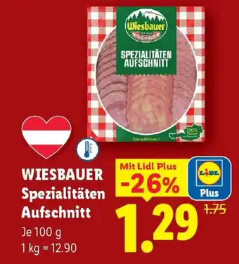 Lidl Wiesbauer spezialitäten aufschnitt Angebot