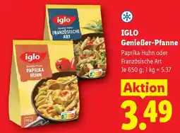 Lidl Iglo genießer pfanne Angebot