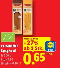 Lidl Combino spaghetti Angebot