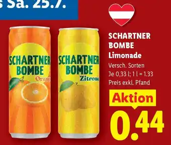 Lidl Schartner bombe limonade Angebot