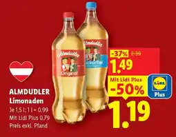 Lidl Almdudler limonaden Angebot