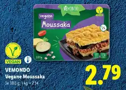 Lidl Vemondo vegane moussaka Angebot
