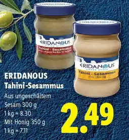 Lidl Eridanous tahini sesammus Angebot